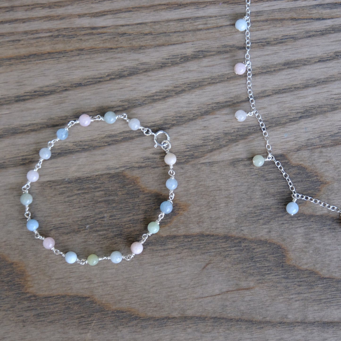 Silver Rainbow Bracelet
