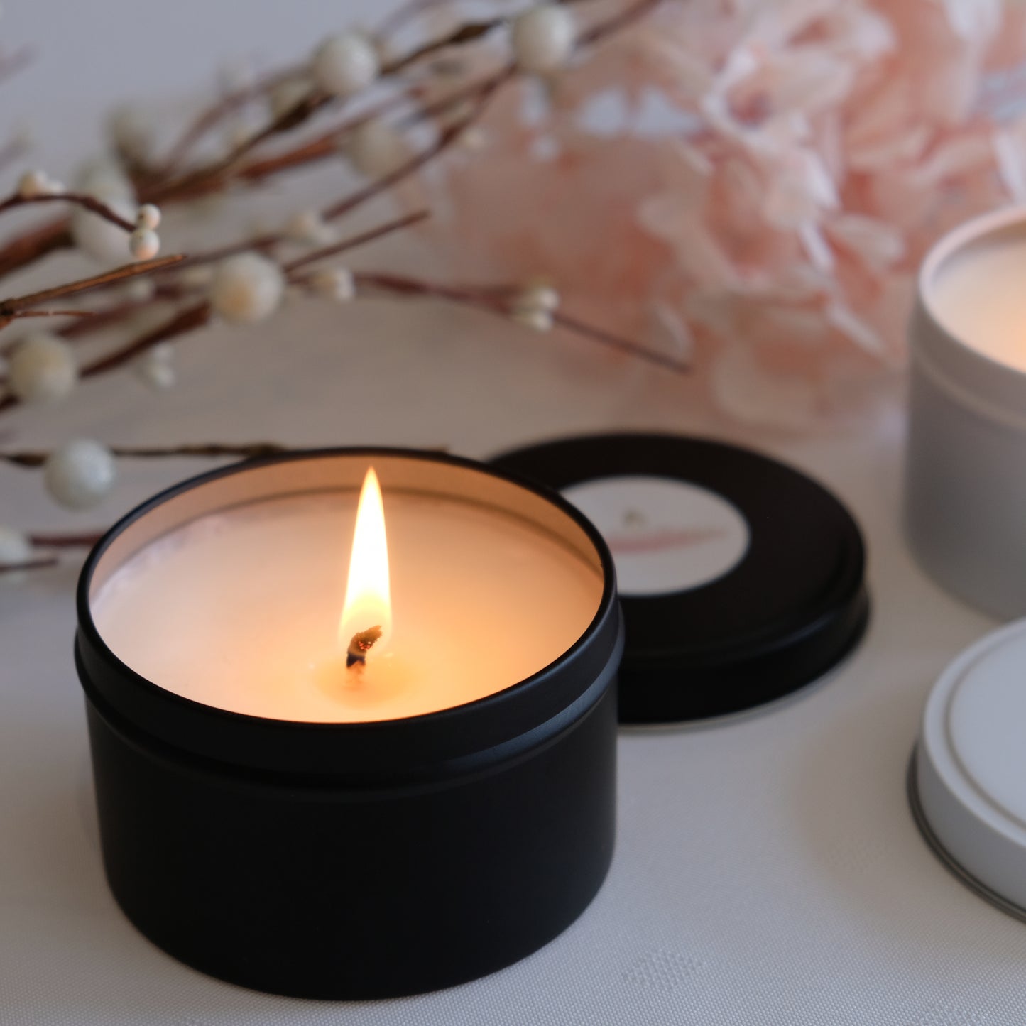 Yin and Yang Candle Tins