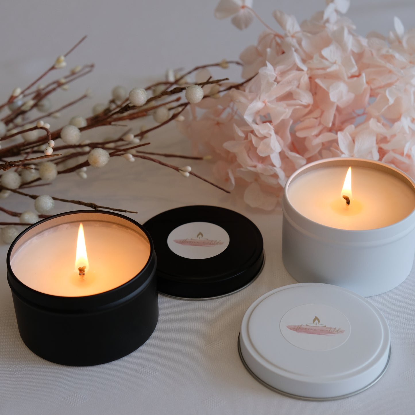 Yin and Yang Candle Tins
