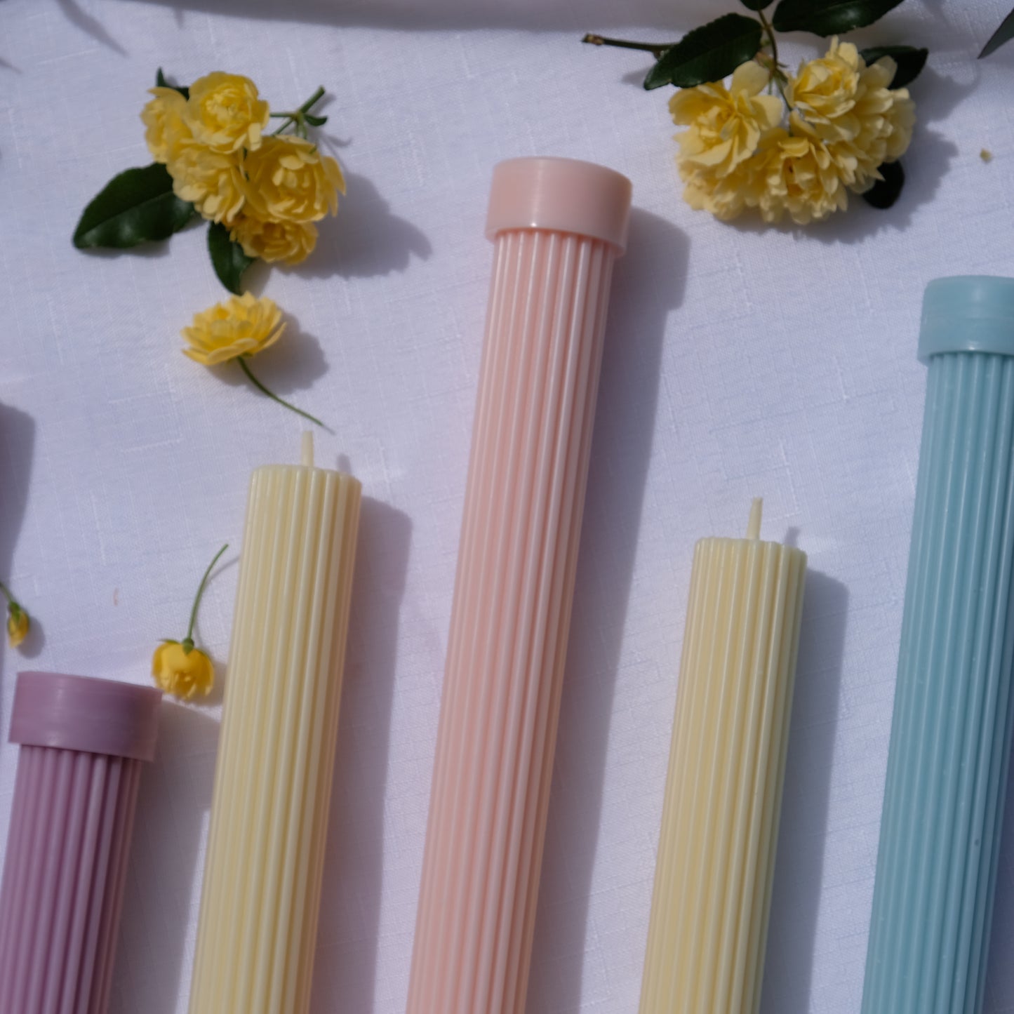 Pastel Dinner Pillars