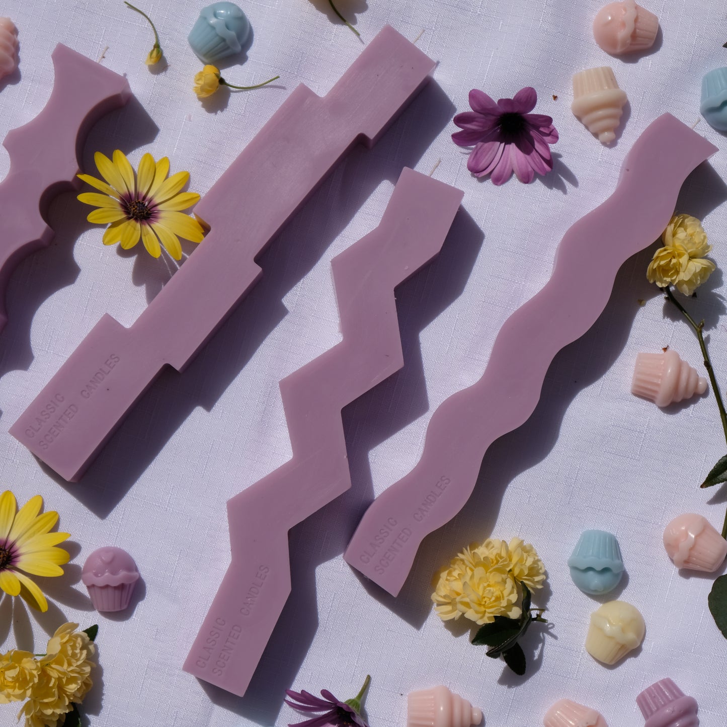 Pastel Purple Pillars