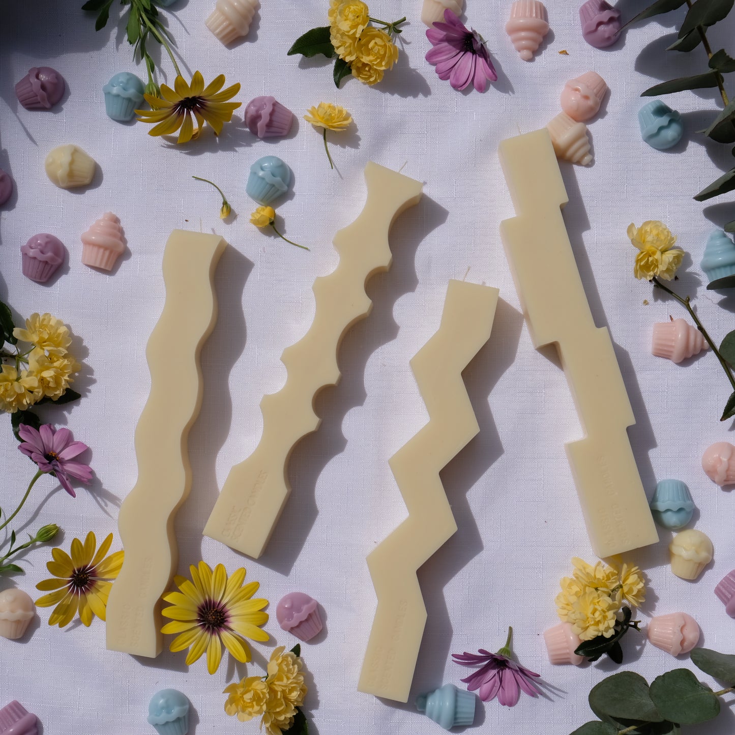 Pastel Yellow Pillars