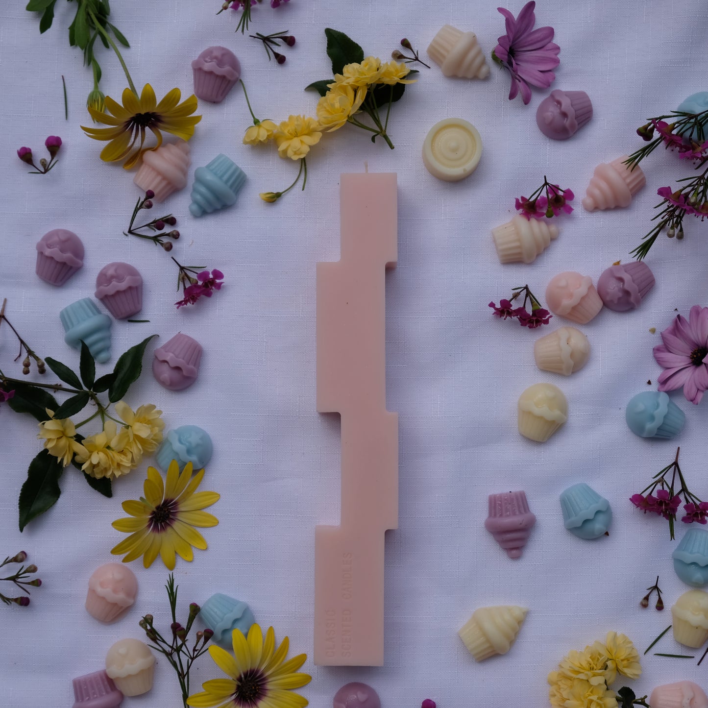 Pastel Pink Pillars