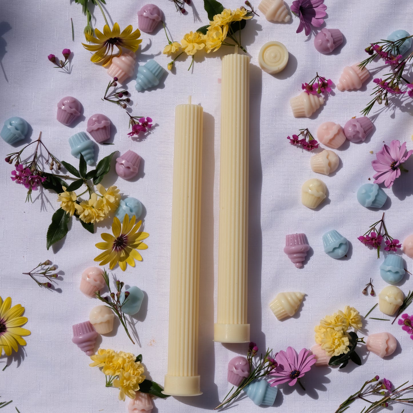 Pastel Dinner Pillars