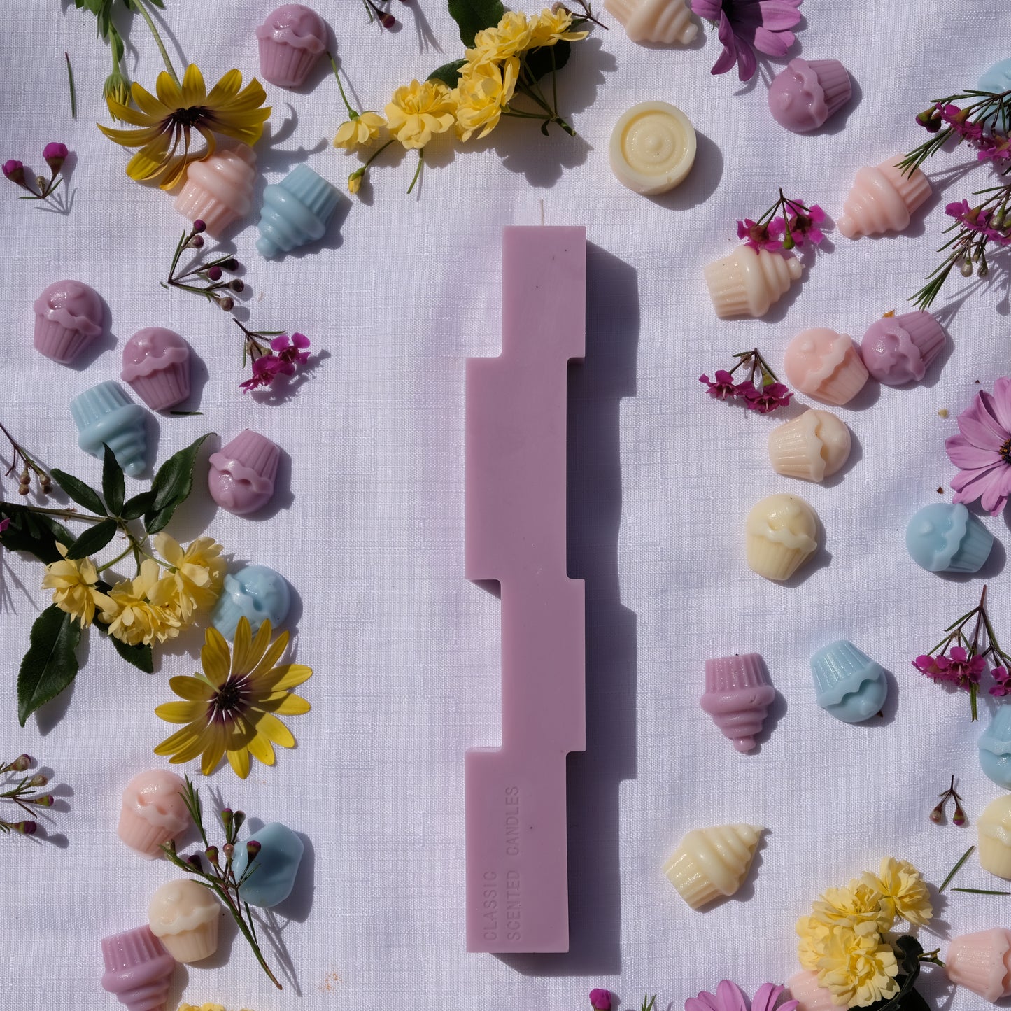 Pastel Purple Pillars
