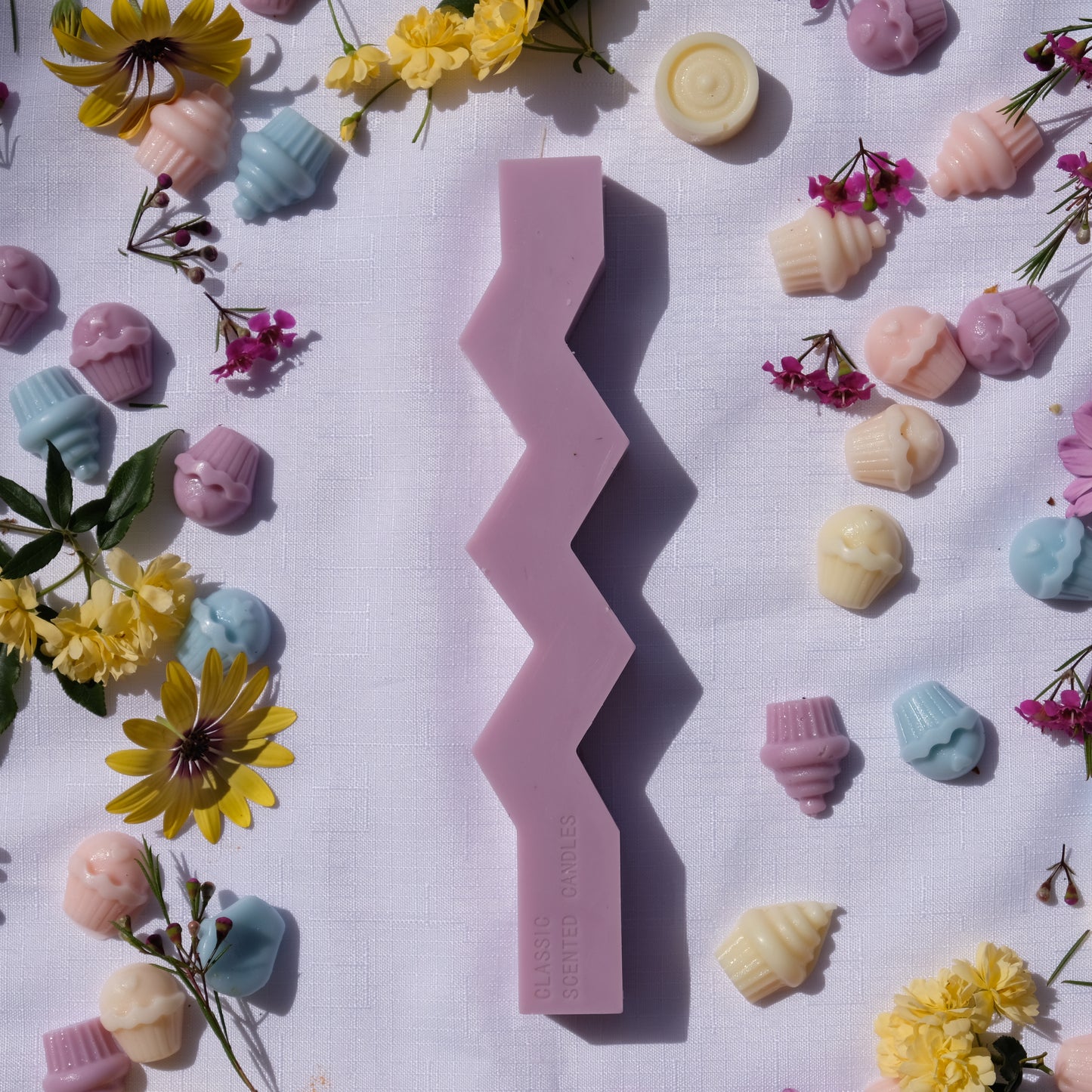 Pastel Purple Pillars