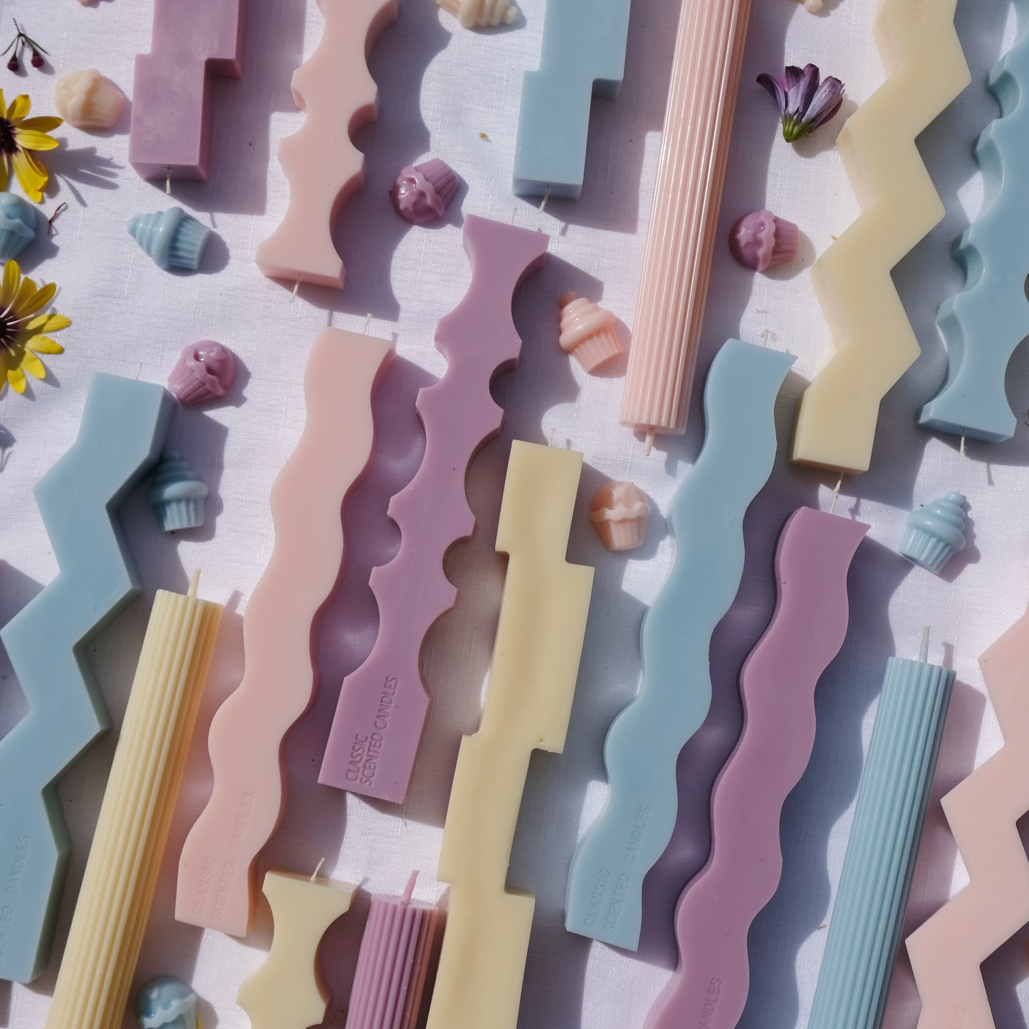 Pastel Dinner Pillars