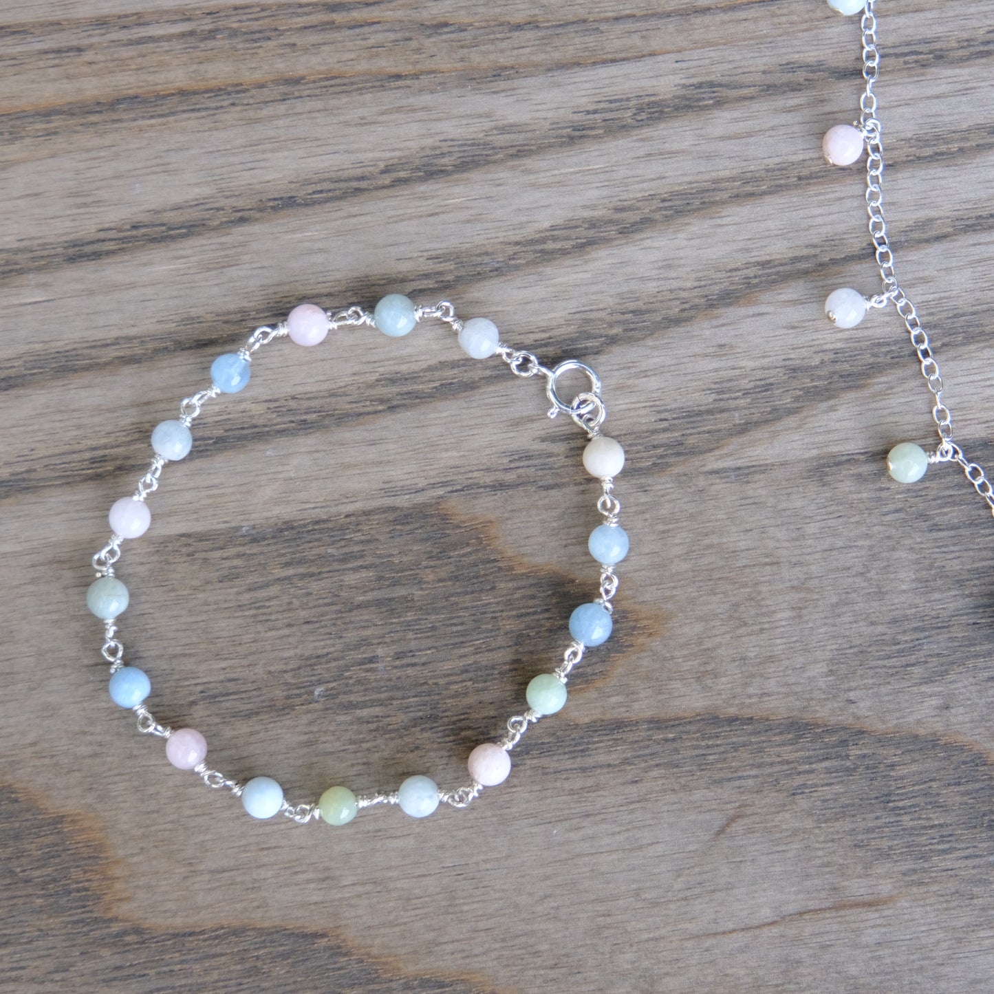 Silver Rainbow Bracelet