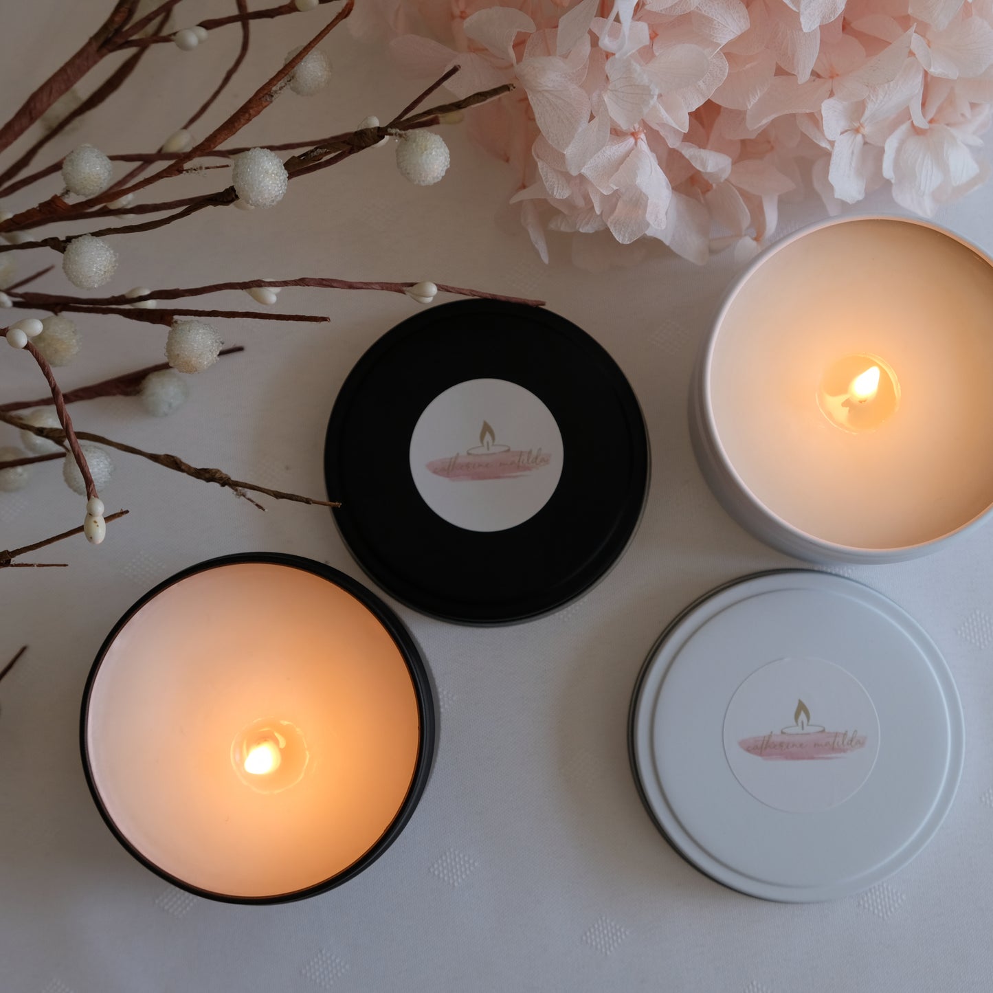 Yin and Yang Candle Tins