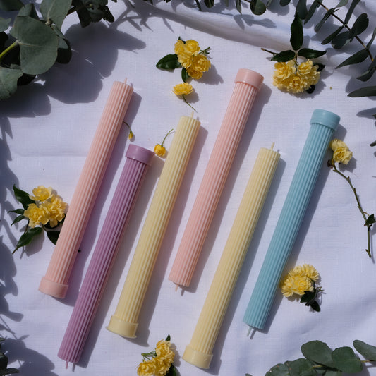 Pastel Dinner Pillars