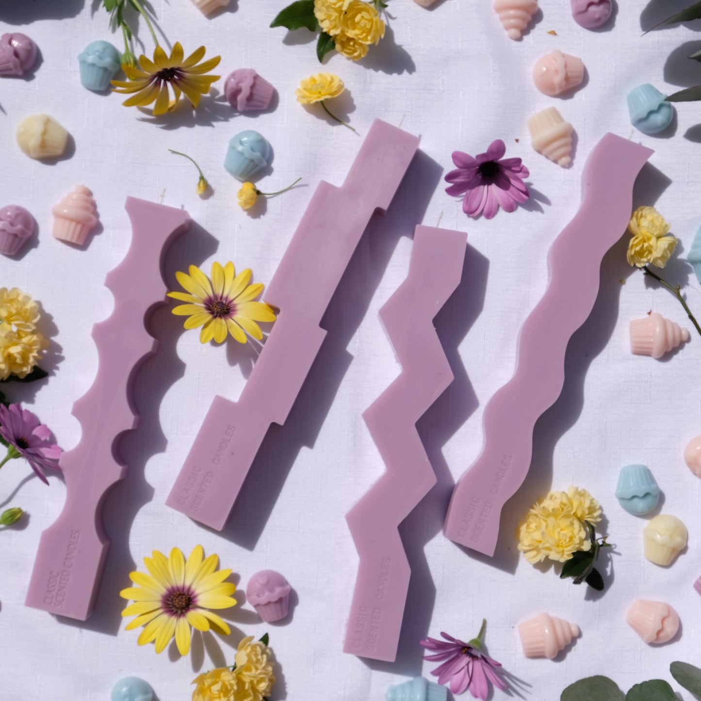 Pastel Purple Pillars
