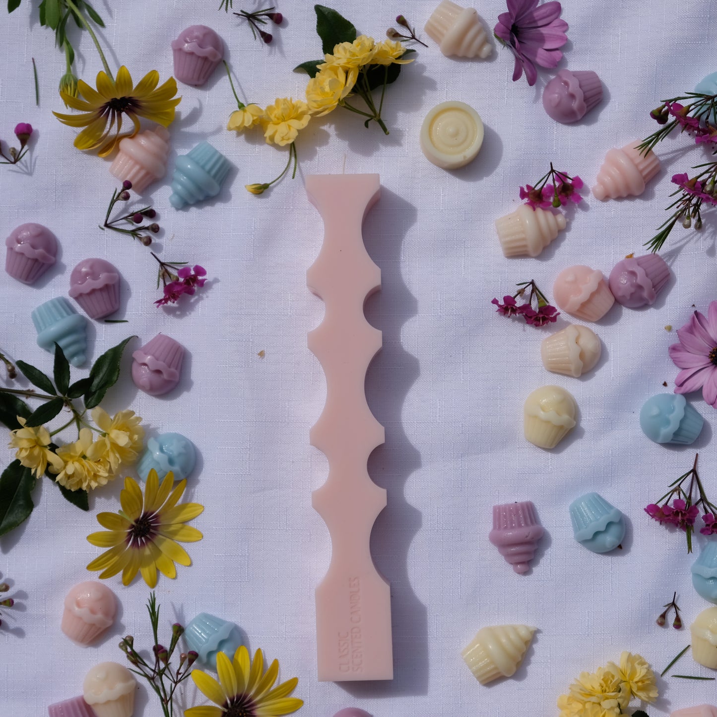Pastel Pink Pillars
